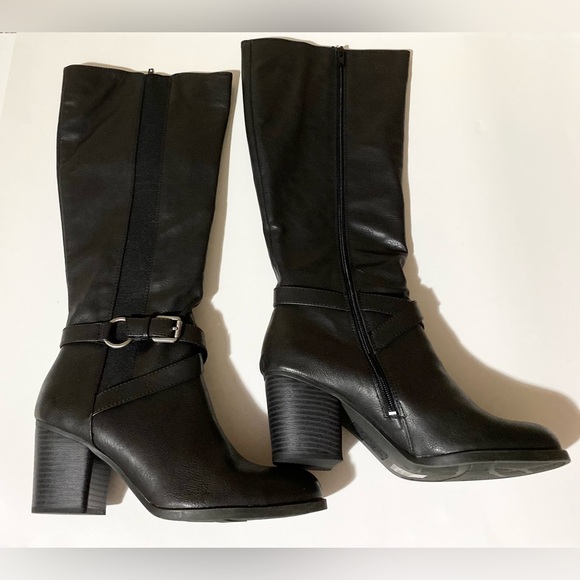 SOUL Naturalizer Black Timber Synthetic Boots - Picture 4 of 15